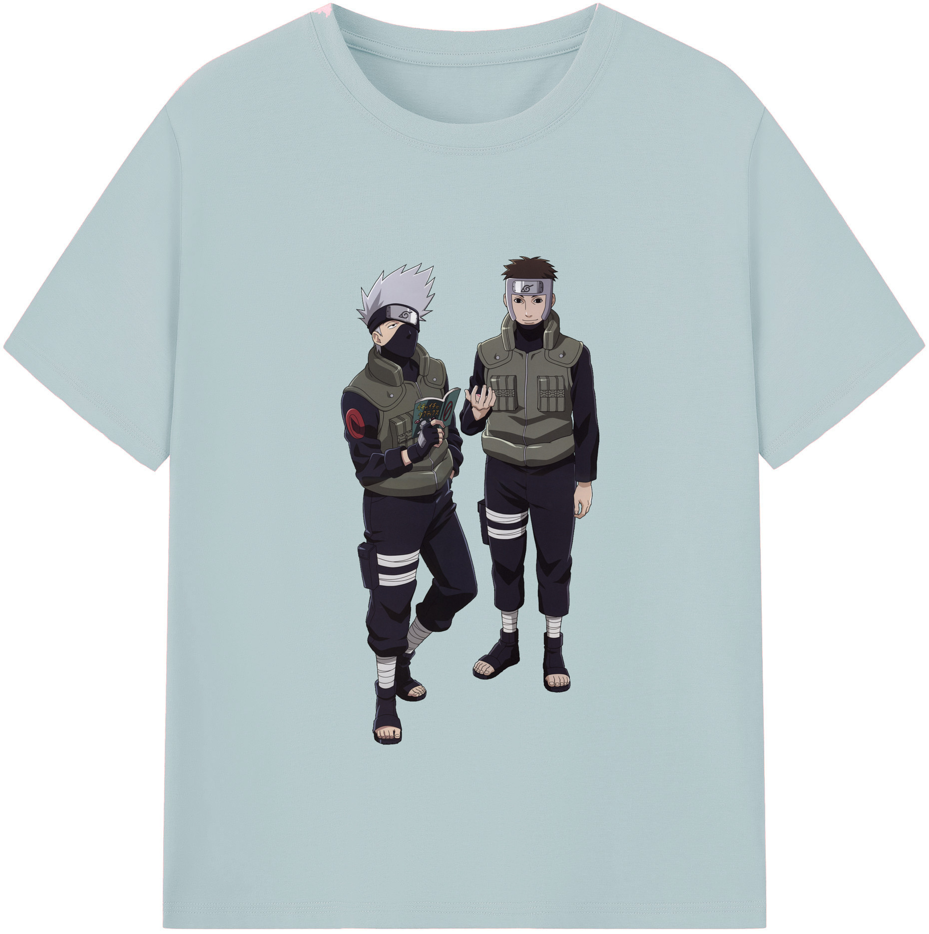 （画像用） NARUTO -ナルト- はたけ カカシ Hatake Kakashi 綿100％半袖Tシャツ（フロントプリント）